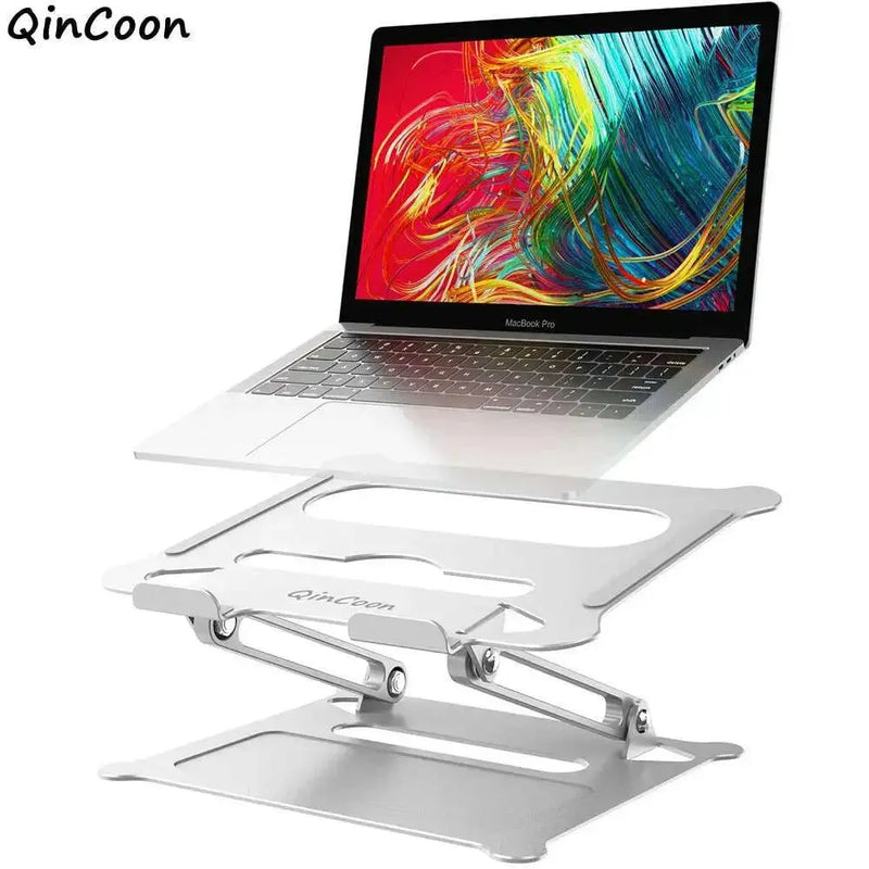 Adjustable-Aluminum-Laptop-Stand-Ergonomic-Multi-Angle-Desk-Laptop-Holder-w-Heat-Vent-for-Notebook-MacBook-Dell-HP-More-10-17.3_-_Silver_-GreatEagleInc-317936977