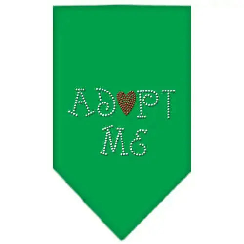 Adopt-Me-Rhinestone-Bandana-Emerald-Green-Large-GreatEagleInc-319334490