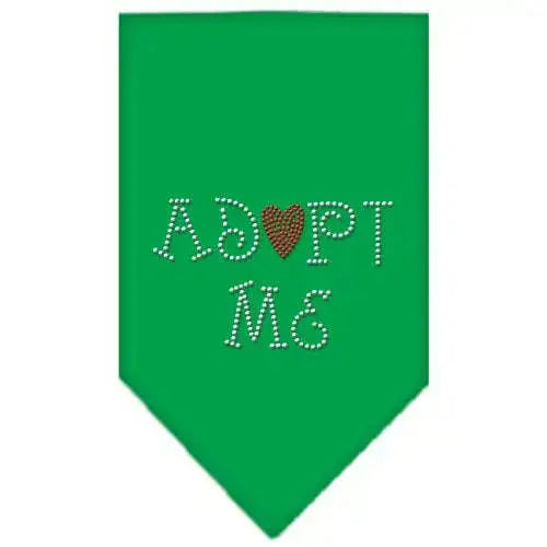 Adopt-Me-Rhinestone-Bandana-Emerald-Green-Small-GreatEagleInc-319333239