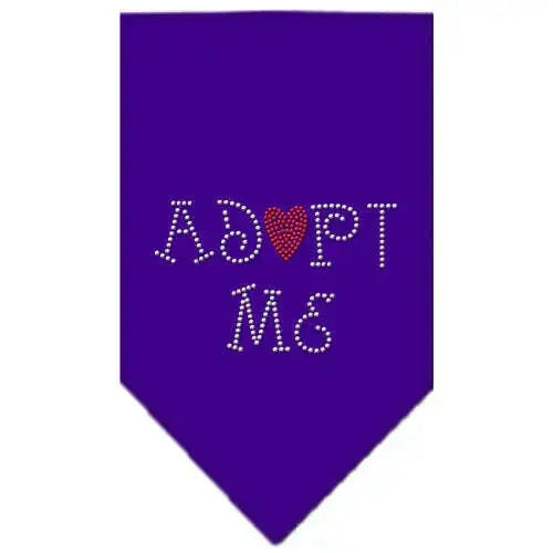 Adopt-Me-Rhinestone-Bandana-Purple-Small-GreatEagleInc-319332725
