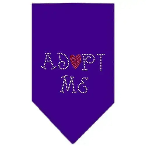 Adopt-Me-Rhinestone-Bandana-Purple-Small-GreatEagleInc-319332725