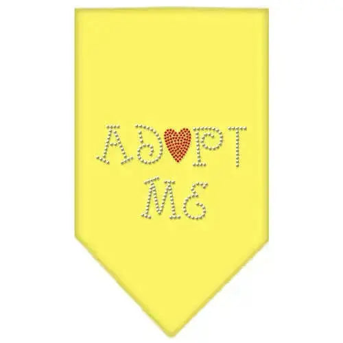 Adopt-Me-Rhinestone-Bandana-Yellow-Small-GreatEagleInc-319332499