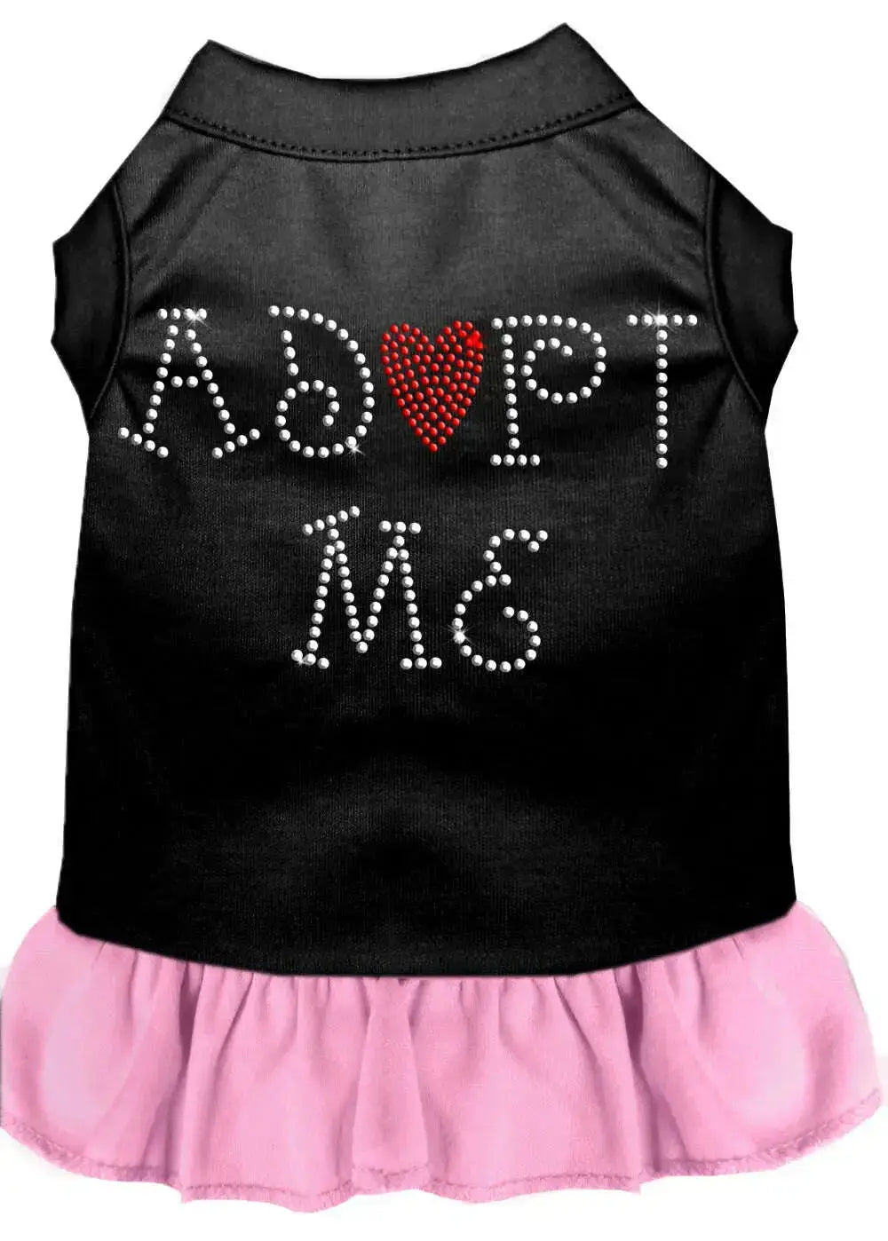 Adopt-Me-Rhinestone-Dresses-Black-With-Light-Pink-Xl-GreatEagleInc-318698918