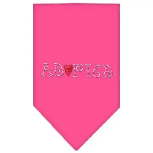 Adopted-Rhinestone-Bandana-Bright-Pink-Small-GreatEagleInc-318564371