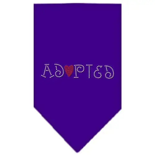 Adopted-Rhinestone-Bandana-Purple-Small-GreatEagleInc-319335180