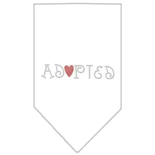Adopted-Rhinestone-Bandana-White-Small-GreatEagleInc-319334964