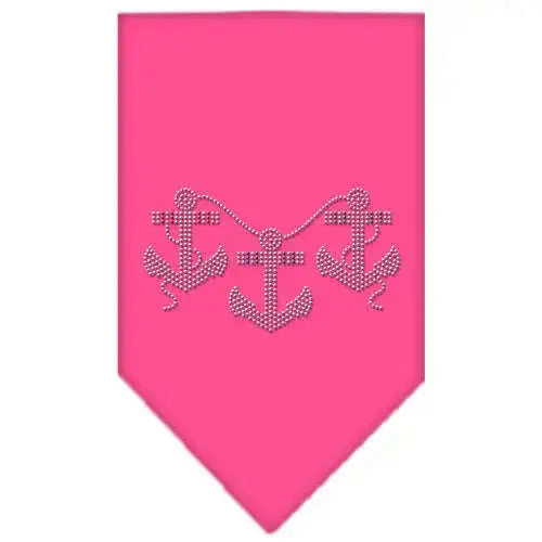Anchors-Rhinestone-Bandana-Bright-Pink-Large-GreatEagleInc-319332220