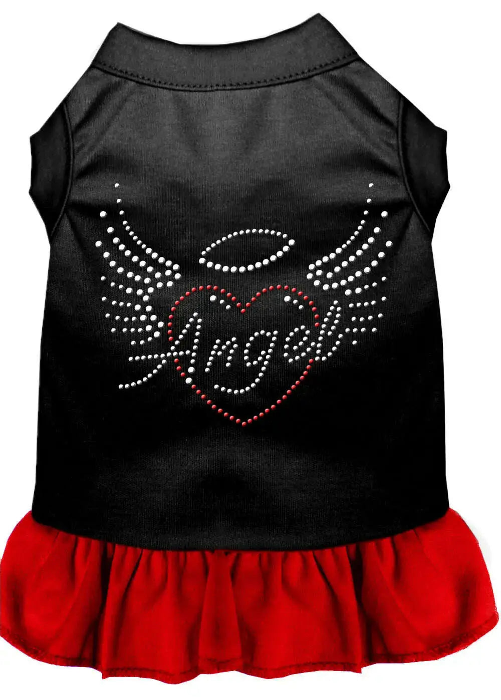 Angel-Heart-Rhinestone-Dress-Black-With-Red-Xs-GreatEagleInc-320078854