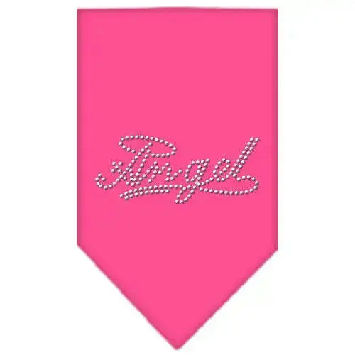 Angel-Rhinestone-Bandana-Bright-Pink-Small-GreatEagleInc-319328450