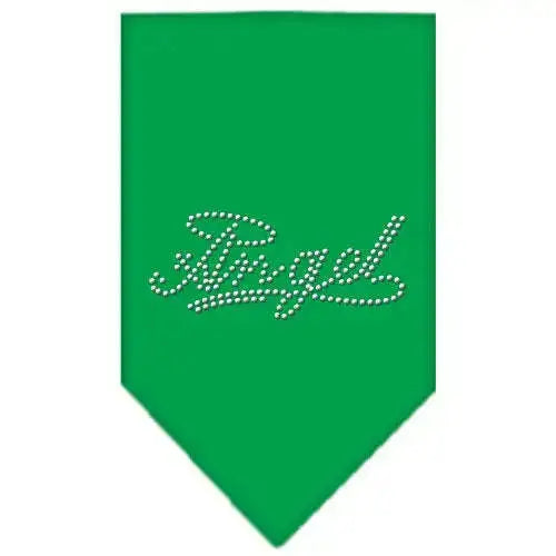 Angel-Rhinestone-Bandana-Emerald-Green-Small-GreatEagleInc-319328213