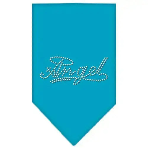 Angel-Rhinestone-Bandana-Turquoise-Large-GreatEagleInc-319328876
