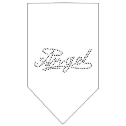 Angel-Rhinestone-Bandana-White-Small-GreatEagleInc-319327430