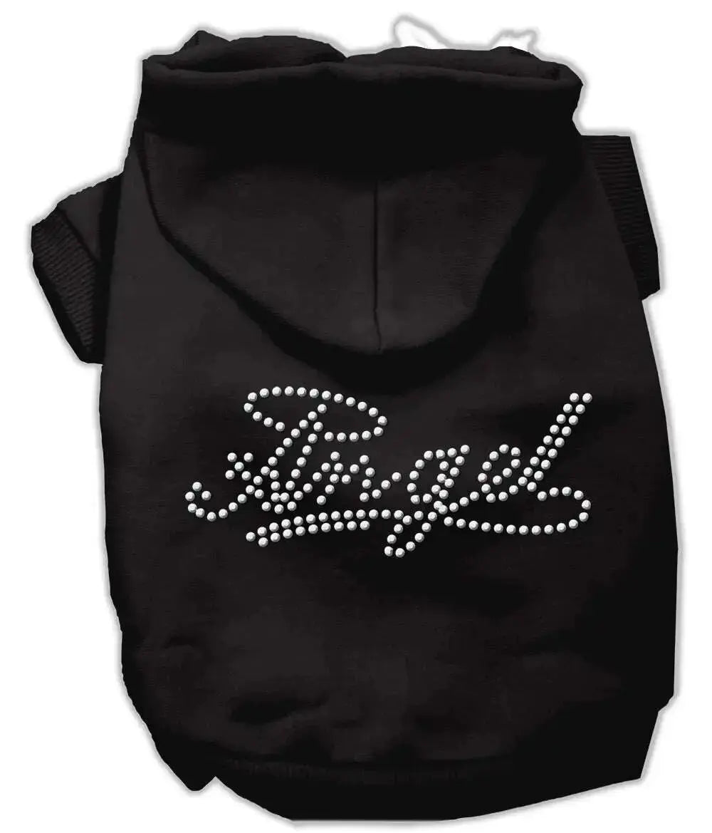 Angel-Rhinestud-Hoodie-Black-L-GreatEagleInc-318808391
