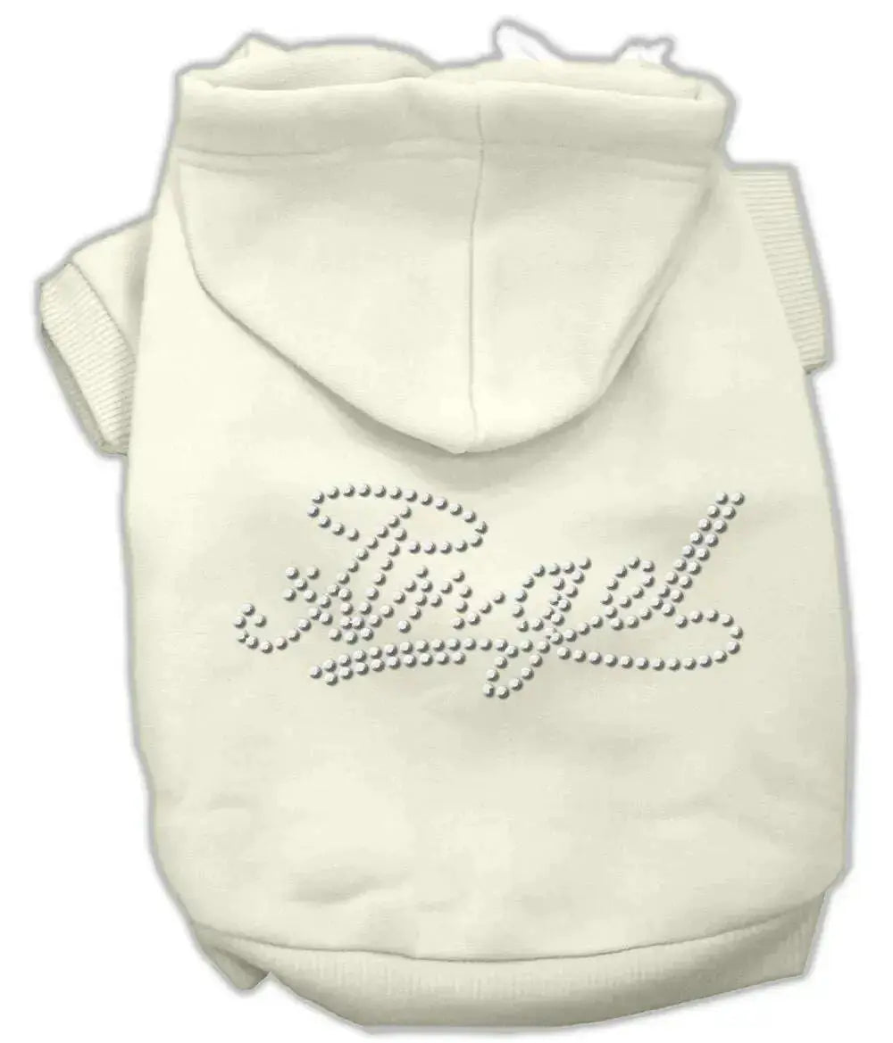 Angel-Rhinestud-Hoodie-Cream-M-GreatEagleInc-318808655