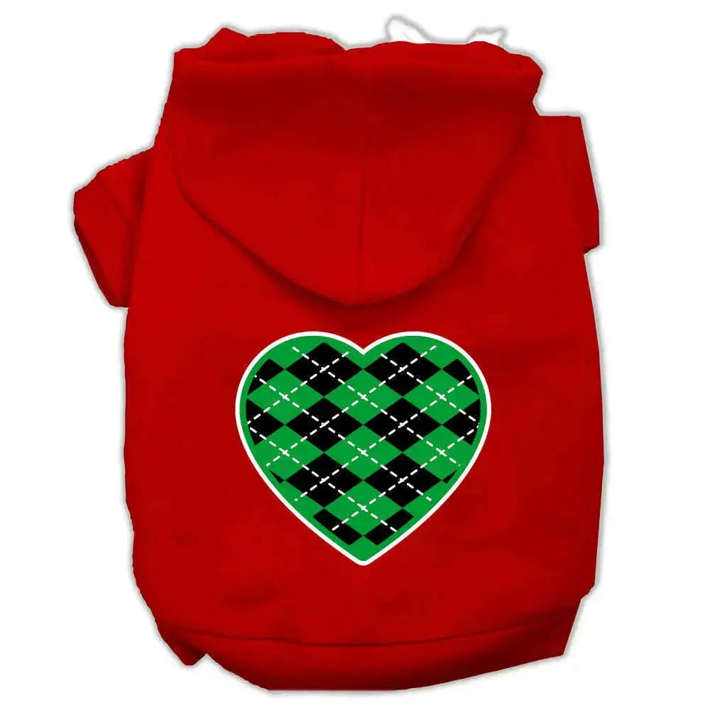 Argyle-Heart-Green-Screen-Print-Pet-Hoodies-Red-Size-Xl-GreatEagleInc-319169936