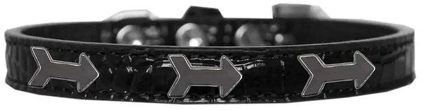 Arrows-Widget-Croc-Dog-Collar-Black-Size-10-GreatEagleInc-319188922