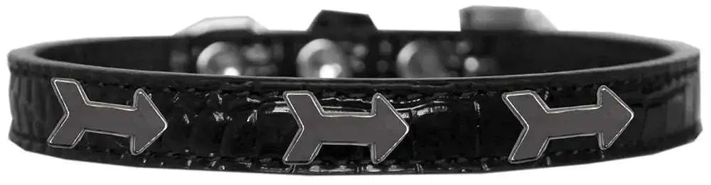 Arrows-Widget-Croc-Dog-Collar-Black-Size-16-GreatEagleInc-319188679