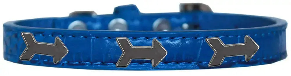 Arrows-Widget-Croc-Dog-Collar-Blue-Size-20-GreatEagleInc-319187823