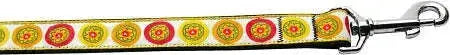 Autumn-Daisies-Nylon-Dog-Leash-5-8-Inch-Wide-6ft-Long-GreatEagleInc-318919169