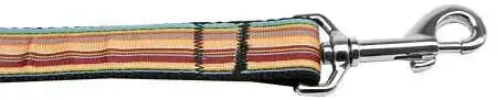 Autumn-Stripes-Nylon-Dog-Leash-3-8-Inch-Wide-6ft-Long-GreatEagleInc-318769617