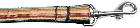 Autumn-Stripes-Nylon-Dog-Leash-5-8-Inch-Wide-6ft-Long-GreatEagleInc-320020956