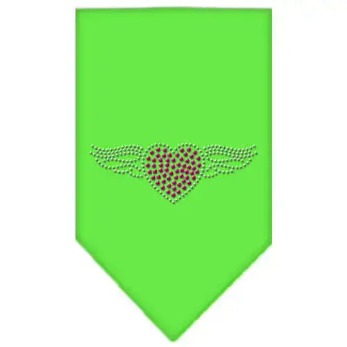 Aviator-Rhinestone-Bandana-Lime-Green-Large-GreatEagleInc-319326829