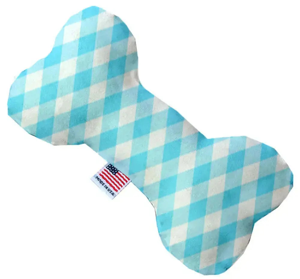 Baby-Blue-Plaid-8-Inch-Bone-Dog-Toy-GreatEagleInc-318566983