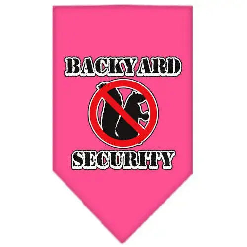 Backyard-Security-Screen-Print-Bandana-Bright-Pink-Large-GreatEagleInc-319225511