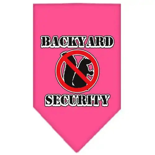 Backyard-Security-Screen-Print-Bandana-Bright-Pink-Small-GreatEagleInc-319224261