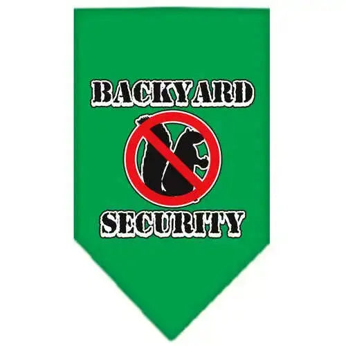 Backyard-Security-Screen-Print-Bandana-Emerald-Green-Large-GreatEagleInc-319225320