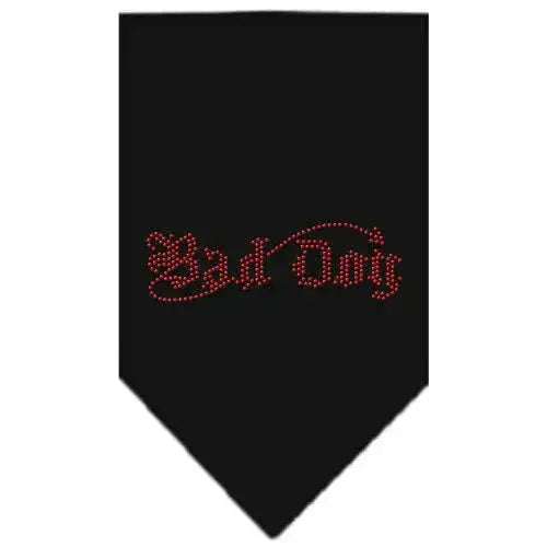 Bad-Dog-Rhinestone-Bandana-Black-Large-GreatEagleInc-318971099