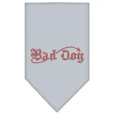 Bad-Dog-Rhinestone-Bandana-Grey-Large-GreatEagleInc-318971440