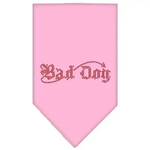 Bad-Dog-Rhinestone-Bandana-Light-Pink-Small-GreatEagleInc-318972330
