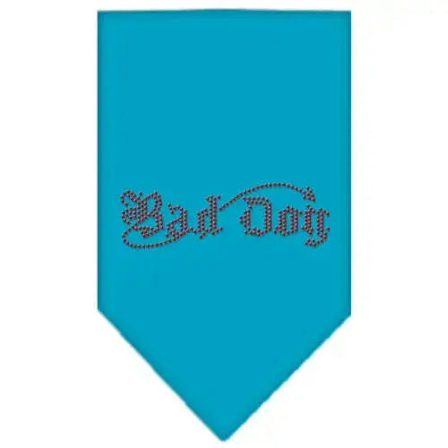 Bad-Dog-Rhinestone-Bandana-Turquoise-Large-GreatEagleInc-318971969