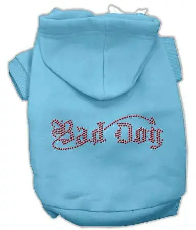 Bad-Dog-Rhinestone-Hoodies-Baby-Blue-M-GreatEagleInc-319526796