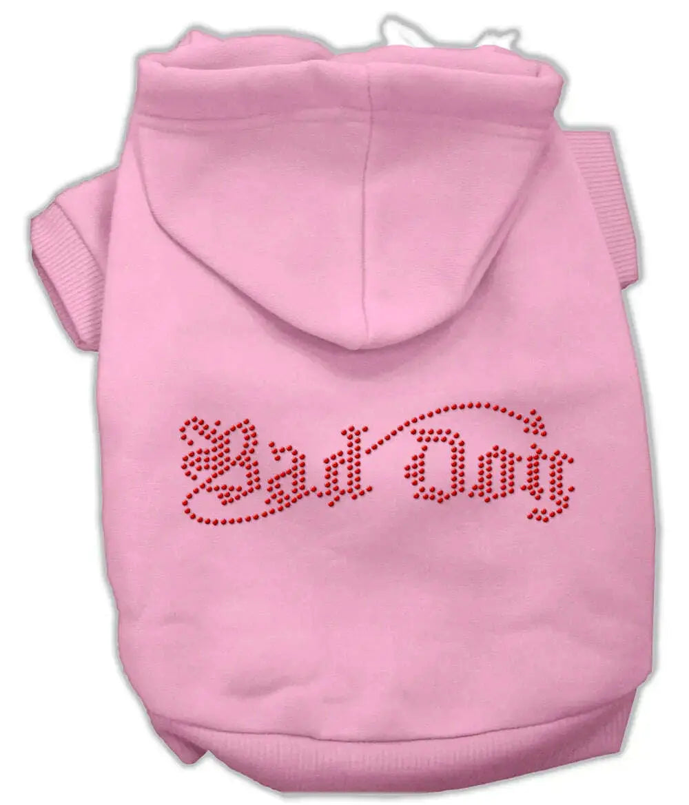 Bad-Dog-Rhinestone-Hoodies-Pink-Xxxl-GreatEagleInc-319524129