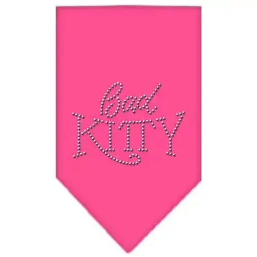 Bad-Kitty-Rhinestone-Bandana-Bright-Pink-Large-GreatEagleInc-318972469