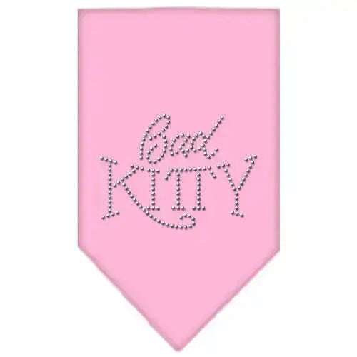 Bad-Kitty-Rhinestone-Bandana-Light-Pink-Small-GreatEagleInc-319079976