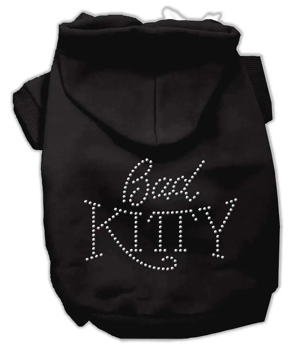 Bad-Kitty-Rhinestud-Hoodie-Black-L-GreatEagleInc-319523980