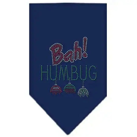 Bah-Humbug-Rhinestone-Bandana-Navy-Blue-Large-GreatEagleInc-333771983