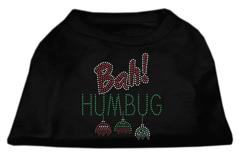 Bah-Humbug-Rhinestone-Dog-Shirt-Black-Xl-GreatEagleInc-320147954