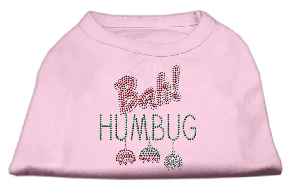 Bah-Humbug-Rhinestone-Dog-Shirt-Light-Pink-Xl-GreatEagleInc-318718970