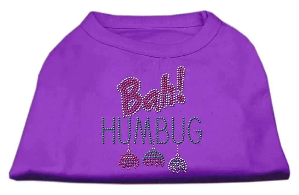 Bah-Humbug-Rhinestone-Dog-Shirt-Purple-Xs-GreatEagleInc-320146969