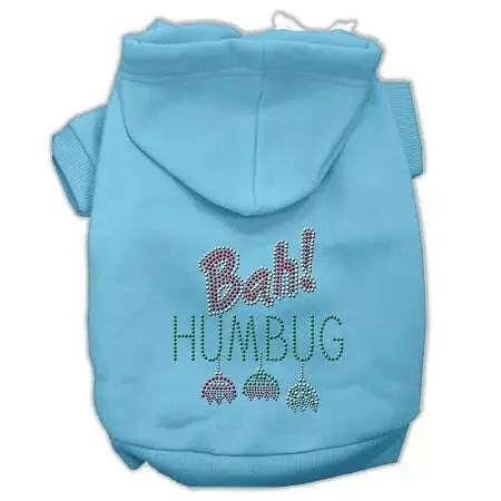Bah-Humbug-Rhinestone-Hoodies-Baby-Blue-M-GreatEagleInc-319548066