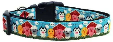 Barnyard-Buddies-Nylon-Ribbon-Collars-Medium-GreatEagleInc-318839688