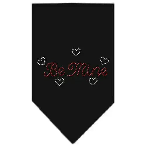 Be-Mine-Rhinestone-Bandana-Black-Small-GreatEagleInc-318976993