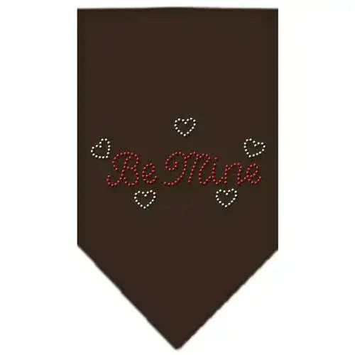 Be-Mine-Rhinestone-Bandana-Cocoa-Large-GreatEagleInc-318975891