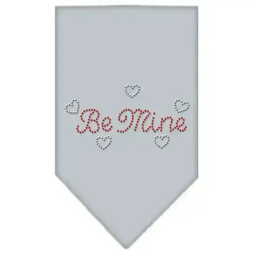 Be-Mine-Rhinestone-Bandana-Grey-Small-GreatEagleInc-319079110