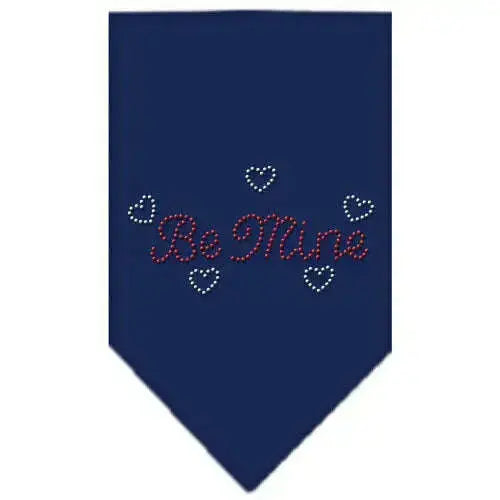 Be-Mine-Rhinestone-Bandana-Navy-Blue-Small-GreatEagleInc-319078936