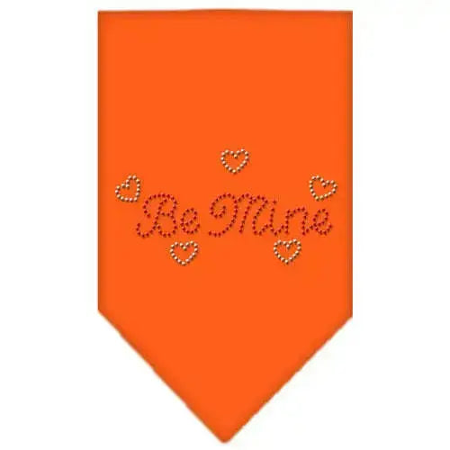 Be-Mine-Rhinestone-Bandana-Orange-Large-GreatEagleInc-318976481